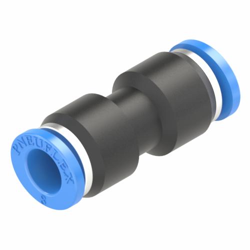 Pu - Push In Union Straight-Check Med Sh