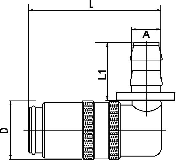 Blokada Zatrzaskowa Łącznika, 90°