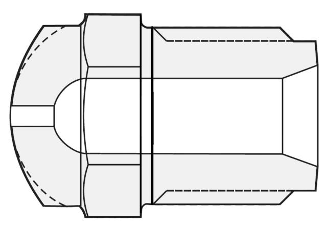 OEM TIPS FOR ENGEL MACHINES M28X1,5 REAR OPENING 8 MM.