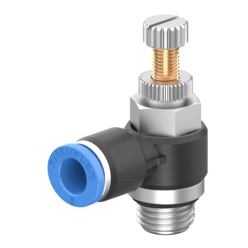 Kątowy regulator przepływu