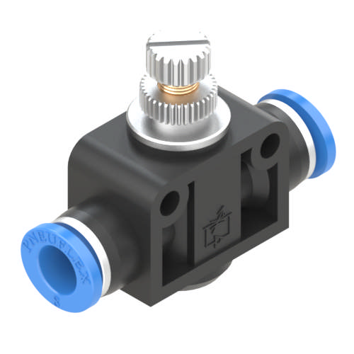 Regulator przepływu w linii